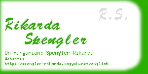 rikarda spengler business card